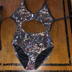 Rave with Mi Gente sequin bodysuit tortura
